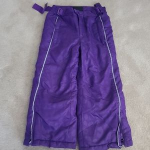 Girl's Winter Snowpants Ski Pants Size 4/5 in Purple
